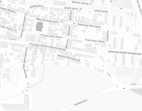 Mapa z adresem organizacji