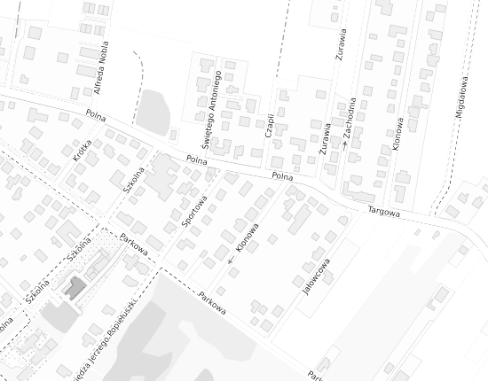 Mapa z adresem organizacji
