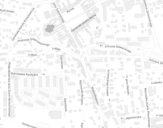 Mapa z adresem organizacji