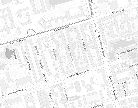 Mapa z adresem organizacji