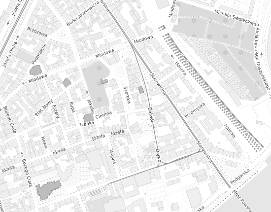 Mapa z adresem organizacji