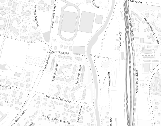 Mapa z adresem organizacji