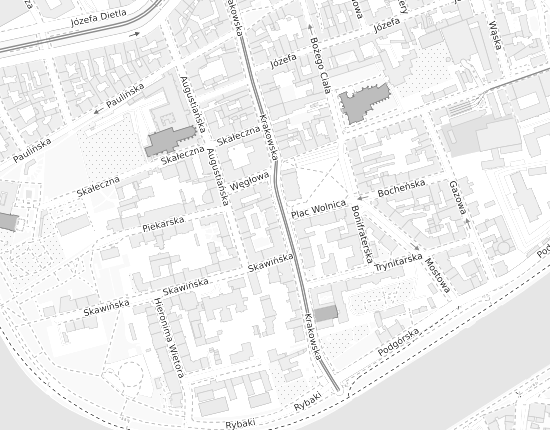Mapa z adresem organizacji
