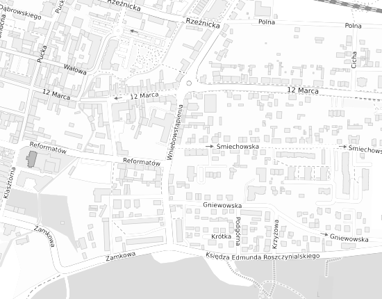 Mapa z adresem organizacji