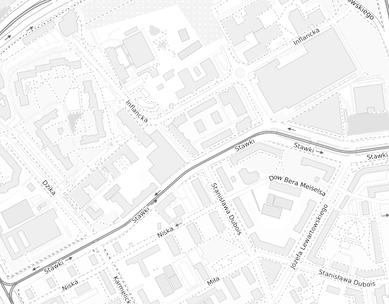 Mapa z adresem organizacji