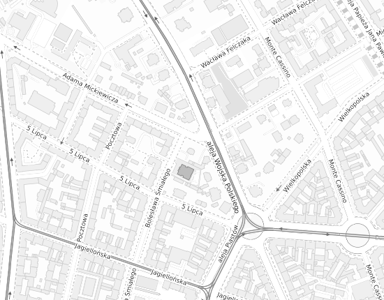 Mapa z adresem organizacji