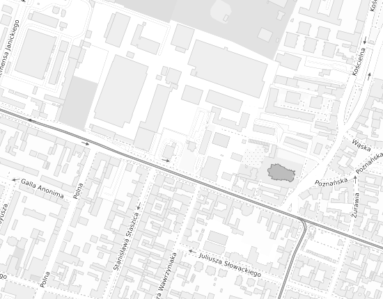 Mapa z adresem organizacji