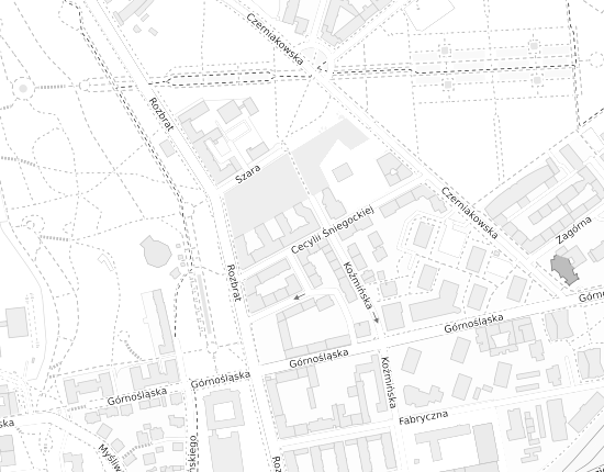Mapa z adresem organizacji