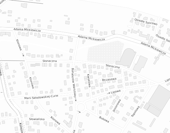 Mapa z adresem organizacji