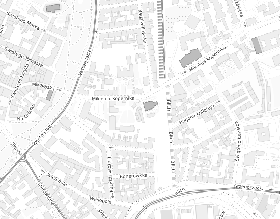 Mapa z adresem organizacji