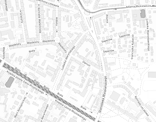 Mapa z adresem organizacji