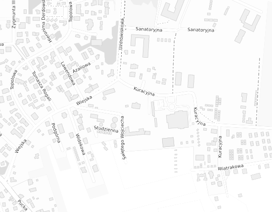 Mapa z adresem organizacji