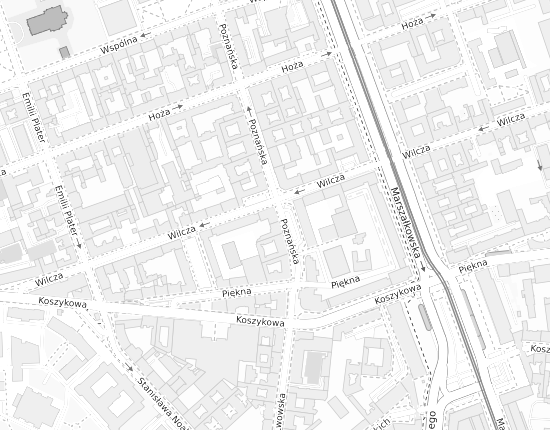 Mapa z adresem organizacji