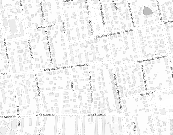 Mapa z adresem organizacji