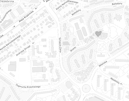 Mapa z adresem organizacji