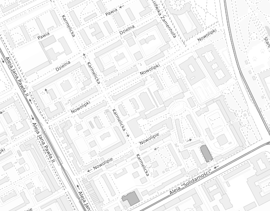 Mapa z adresem organizacji