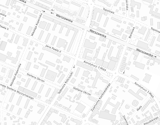 Mapa z adresem organizacji