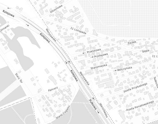 Mapa z adresem organizacji