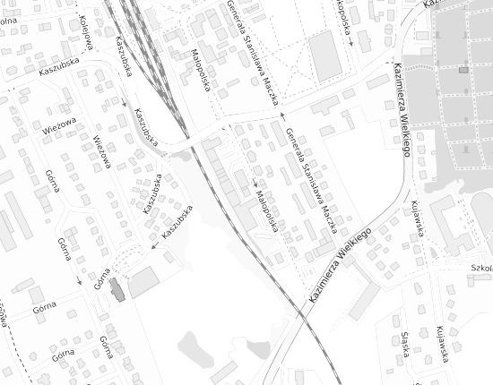 Mapa z adresem organizacji
