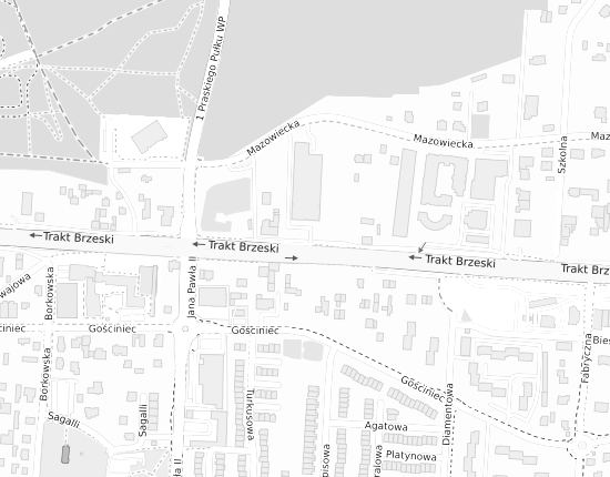 Mapa z adresem organizacji