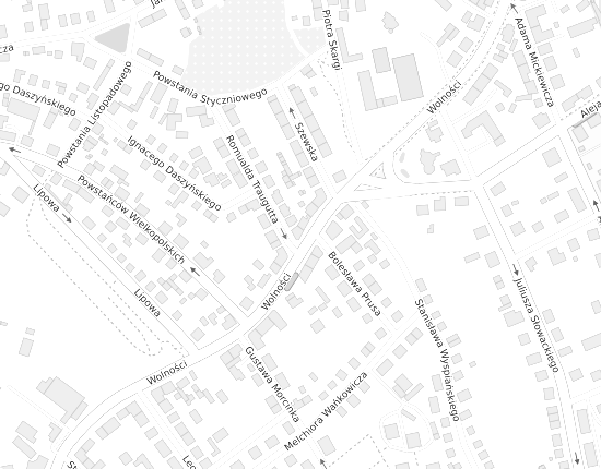 Mapa z adresem organizacji