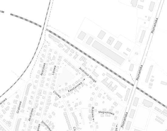 Mapa z adresem organizacji