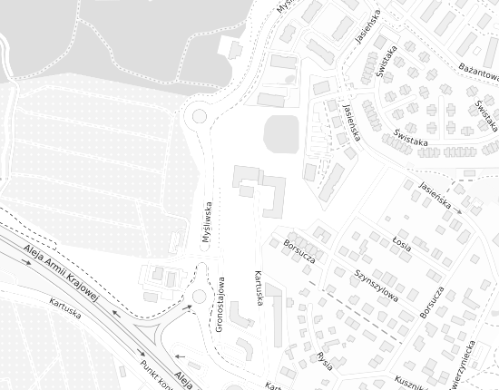 Mapa z adresem organizacji