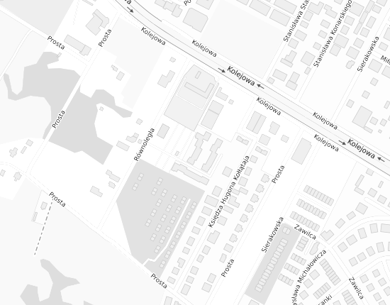 Mapa z adresem organizacji