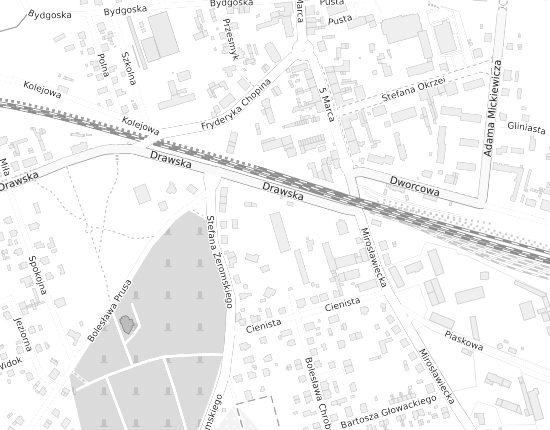 Mapa z adresem organizacji