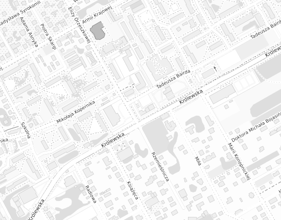 Mapa z adresem organizacji