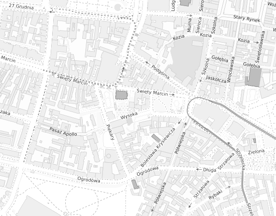Mapa z adresem organizacji