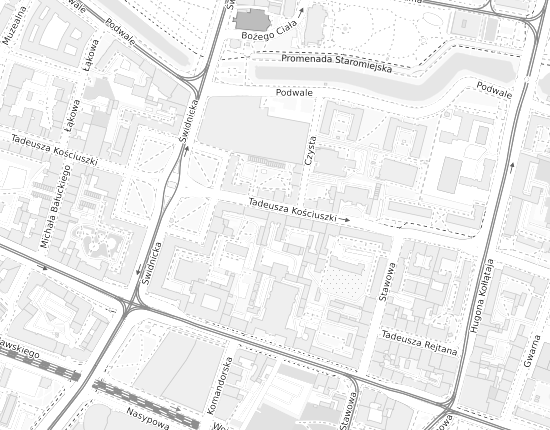 Mapa z adresem organizacji