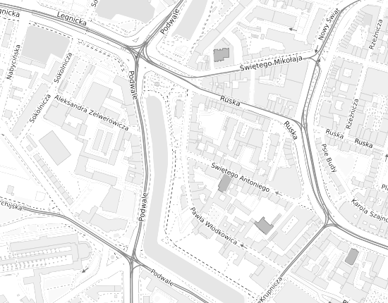 Mapa z adresem organizacji