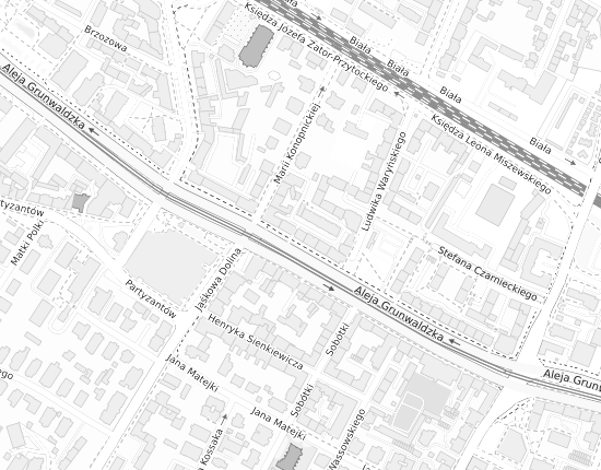 Mapa z adresem organizacji