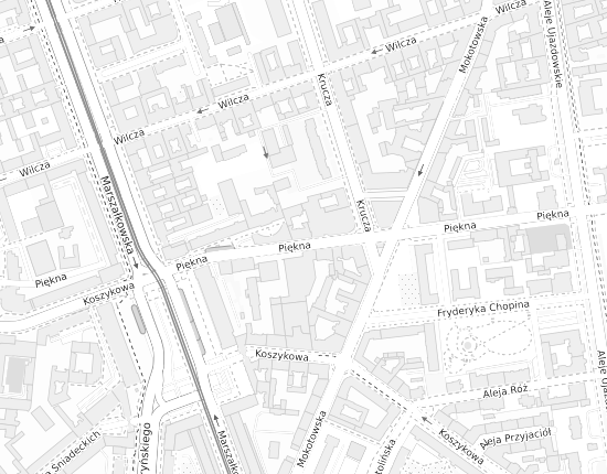 Mapa z adresem organizacji