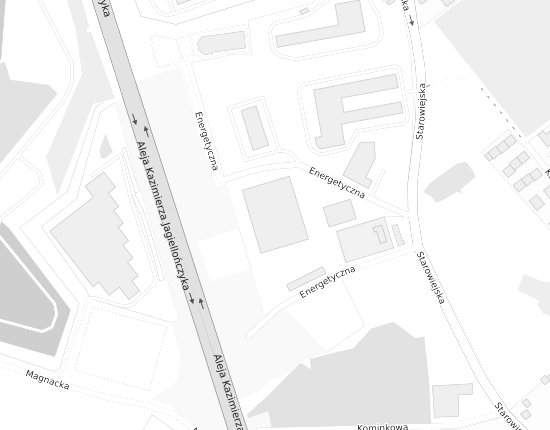 Mapa z adresem organizacji