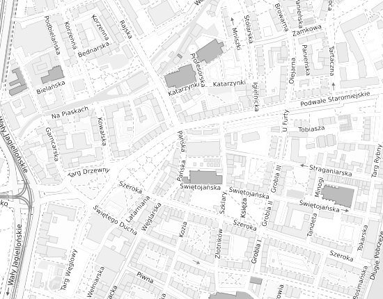 Mapa z adresem organizacji