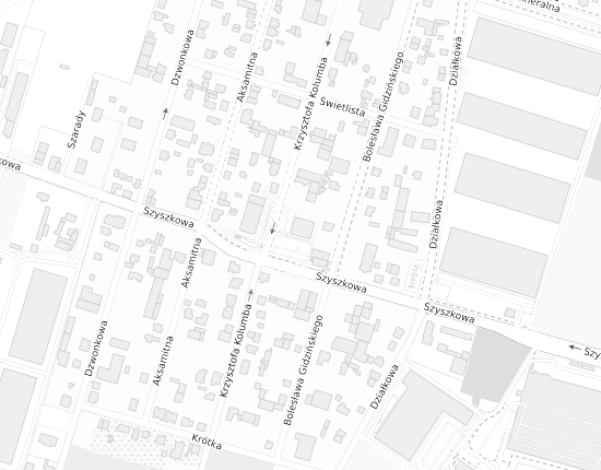 Mapa z adresem organizacji