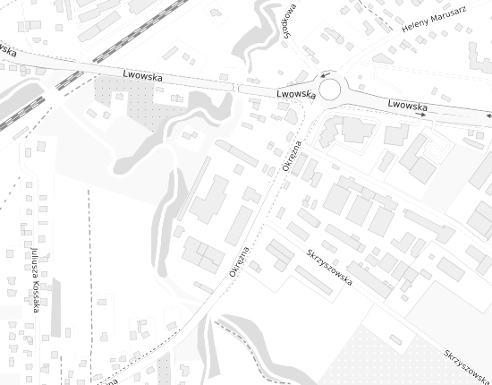 Mapa z adresem organizacji