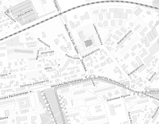 Mapa z adresem organizacji