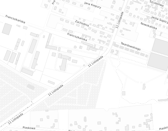Mapa z adresem organizacji
