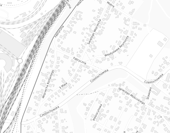 Mapa z adresem organizacji