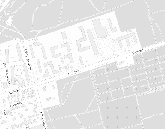 Mapa z adresem organizacji