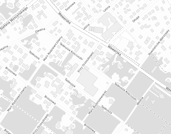 Mapa z adresem organizacji