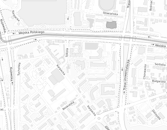 Mapa z adresem organizacji