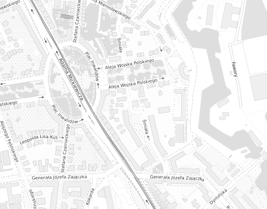 Mapa z adresem organizacji