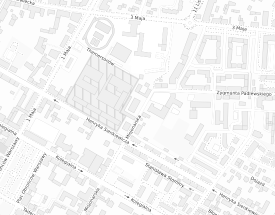 Mapa z adresem organizacji