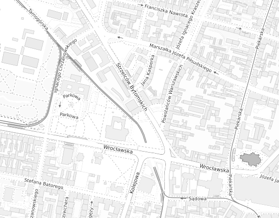 Mapa z adresem organizacji