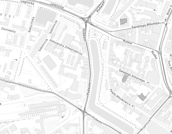 Mapa z adresem organizacji