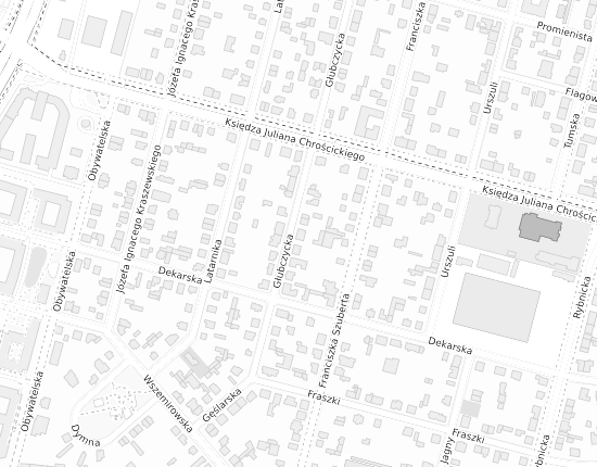 Mapa z adresem organizacji